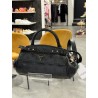 GUESS DIANA MINI TOP HANDLE FLAP CROSSBODY BAG BLACK LOGO HWPD9727760-BLA