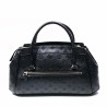 GUESS DIANA 3 COMP SATCHEL BAG BLACK LOGO HWPD972706-BLA