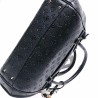 GUESS DIANA 3 COMP SATCHEL BAG BLACK LOGO HWPD972706-BLA