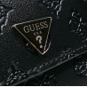 GUESS DIANA 3 COMP SATCHEL BAG BLACK LOGO HWPD972706-BLA
