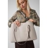 GUESS MELODY SATCHEL BAG LIGHT TAUPE HWBG9735060-LIGHT TAUPE