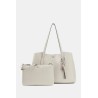 GUESS MELODY SATCHEL BAG LIGHT TAUPE HWBG9735060-LIGHT TAUPE
