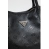 GUESS VICTTORIA SHOPPER BAG LARGE 2 IN 1 BLACK LOGO HWPG9514290-BLA