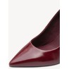 TAMARIS LEATHER PUMP MERLOT 1-22480-42-537