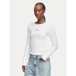 GUESS GJ STAR EMBRO LS CN RIB TOP WHITE W6YP14K3821-G011