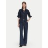 GUESS GJ FITTED SLIM PINSTRIPE WOVEN  DARK BLUE W6YH11W2835-SB0T