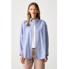 GUESS GJ OVERSIZED OXFORD SHIRT BLUE W6YH74W3361-SB0F