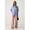 GUESS GJ OVERSIZED OXFORD SHIRT BLUE W6YH74W3361-SB0F