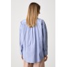 GUESS GJ OVERSIZED OXFORD SHIRT BLUE W6YH74W3361-SB0F