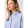GUESS GJ OVERSIZED OXFORD SHIRT BLUE W6YH74W3361-SB0F
