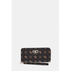 GUESS EMELIE LOGO SLG WALLET ESPRESSO SWGP99281460-ESPRESSO