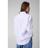 GUESS GJ OVERSIZED OXFORD SHIRT WHITE W6YH74W3361-S04G