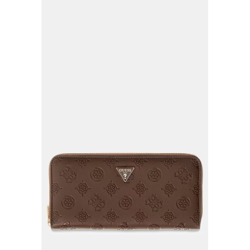 GUESS DIANA SLG WALLET CHOCOLATE LOGO SWPD97271460-CHOCOLATE