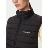 GUESS GJ PANELED PUFFER VEST BLACK W6YL10W2800-JBLK