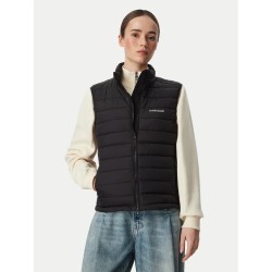 GUESS GJ PANELED PUFFER VEST BLACK W6YL10W2800-JBLK