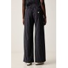 GUESS GJ PULL ON PINSTRIPE WIDE LEG DARK BLUE W6YB08W2829-SB0T