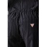 GUESS GJ PULL ON PINSTRIPE WIDE LEG DARK BLUE W6YB08W2829-SB0T