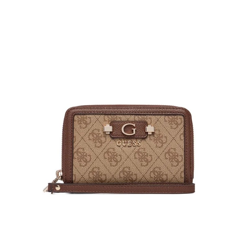 GUESS LINDSEY SLG WALLET LATTE LOGO SWSG97491640-LTL