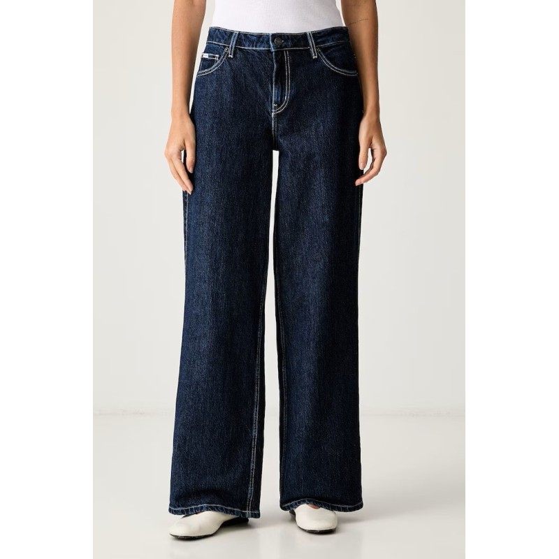GUESS GJ G11 WIDE LEG FLAP POCKETS DARK BLUE W6YA01D1178-GTEK
