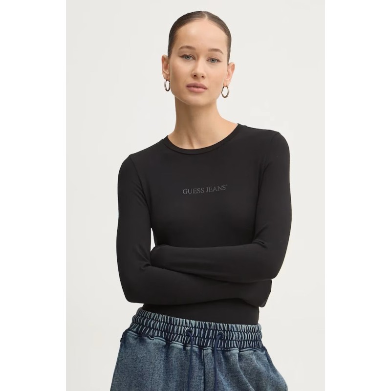 GUESS GJ BODYSUIT BLACK  W4BP41J1314-JBLK