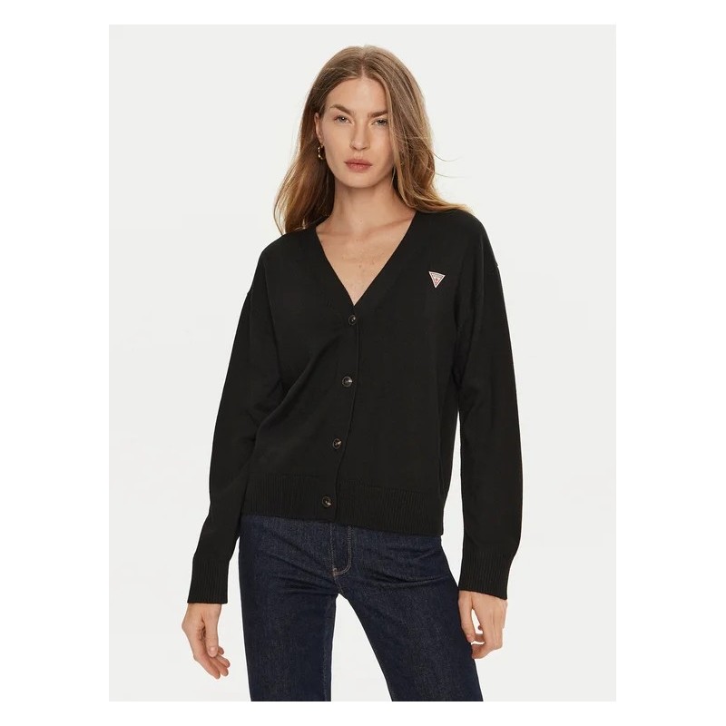 GUESS GJ LS VN MINI TRIANGLE GARDIGAN W4BR16 Z3HO2-JBLK