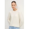 GUESS GJ LS CN GUESS J EMB SWEATER ECRU W4BR83Z3HO2-G293