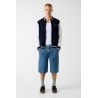 GUESS GJ LS JACQUARD STAR BOMBER BLUE M6YR03Z0905-A71W