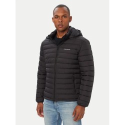 GUESS GJ PANELED PUFFER JACKET BLACK M6YL06W2646-JBLK