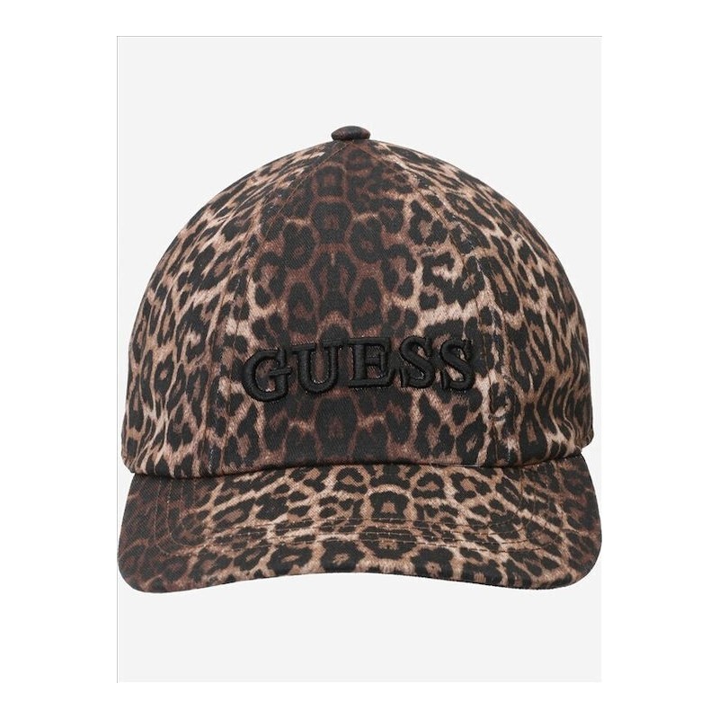 GUESS PRINTED GABARDINE BASEBALL CAP AW5613COT01-BRM