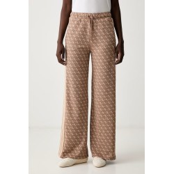 GUESS 4G ALLOVER JACQUARD LONG PANT BROWN V6YB27K5181-FNNI