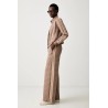 GUESS 4G ALLOVER JACQUARD LONG PANT BROWN V6YB27K5181-FNNI