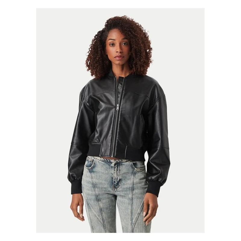 GUESS GJ CROPPED BOMBER BLACK W6YL01W2525-JBLK