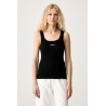 GUESS GJ STAR EMBRO RIB TANK BLACK W6YP12K3818-JBLK