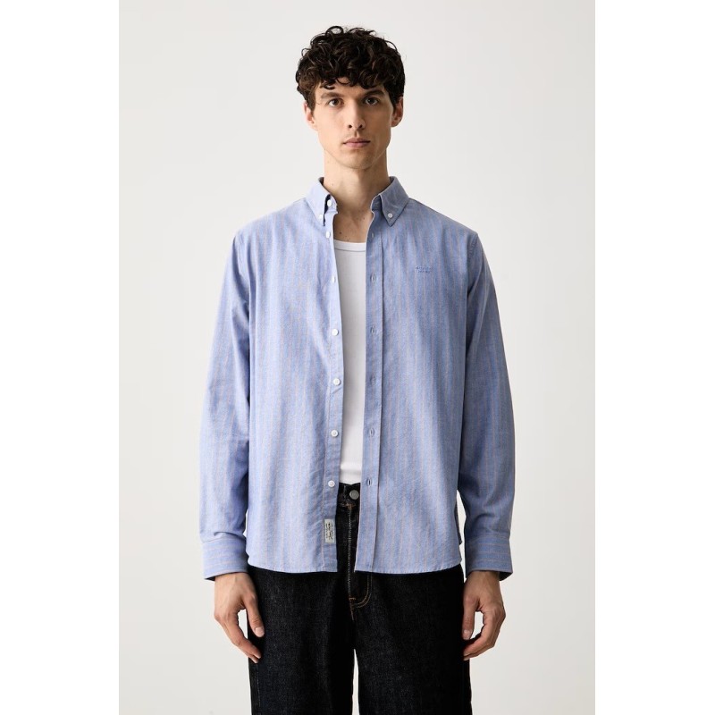 GUESS GJ REGULAR FIT YD OXFORD SHIRT BLUE M6YH04W2841-SB0F