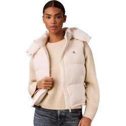 CALVIN KLEIN ESSENTIAL MW SHORT DOWN PUFFER TOFU LV047H501G-YAS
