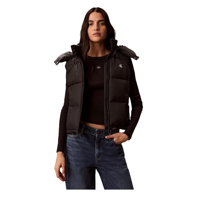 CALVIN KLEIN ESSENTIAL MW SHORT DOWN PUFFER BLACK LV047H501G-UB1