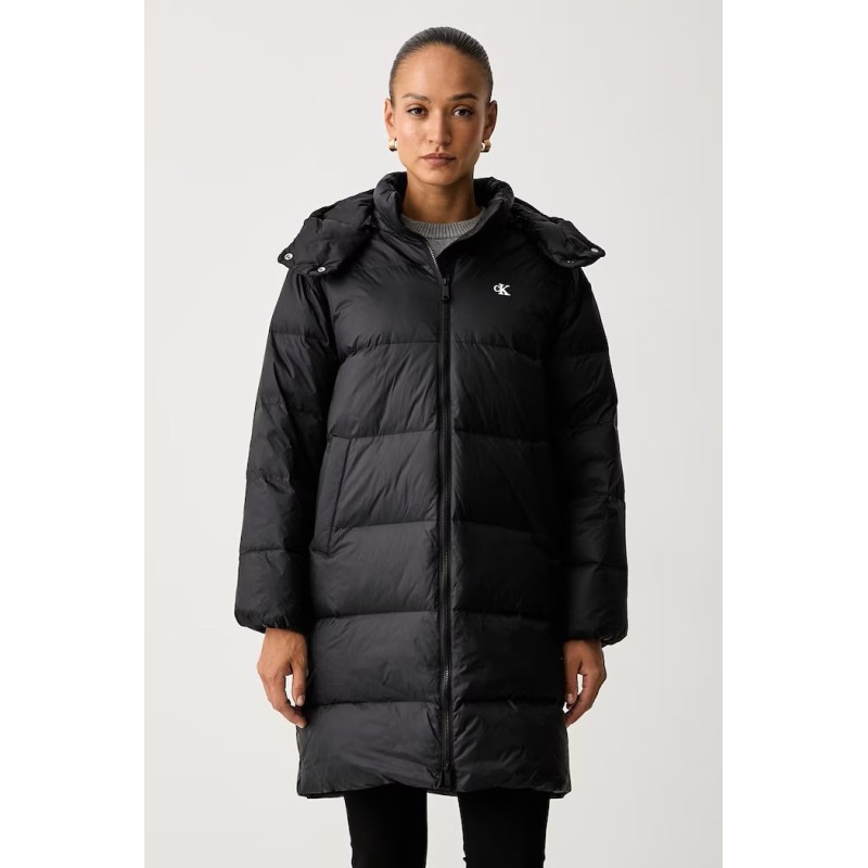 CALVIN KLEIN ESSENTIAL MW LONG DOWN PUFFER BLACK LV047H502G-UB1