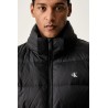 CALVIN KLEIN LS NYLON ZIP OFF HOOD DOWN PUFFER BLACK LV07RG515G-UB1