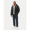 CALVIN KLEIN LS LTWT NYLON PADDED HOODED PUFFER BLACK LV04RG513G-UB1