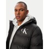 CALVIN KLEIN LS LTWT NYLON PADDED HOODED PUFFER BLACK LV04RG513G-UB1
