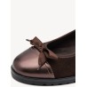 TAMARIS BALLERINA MOCCA SUEDE 1-22126-43-347
