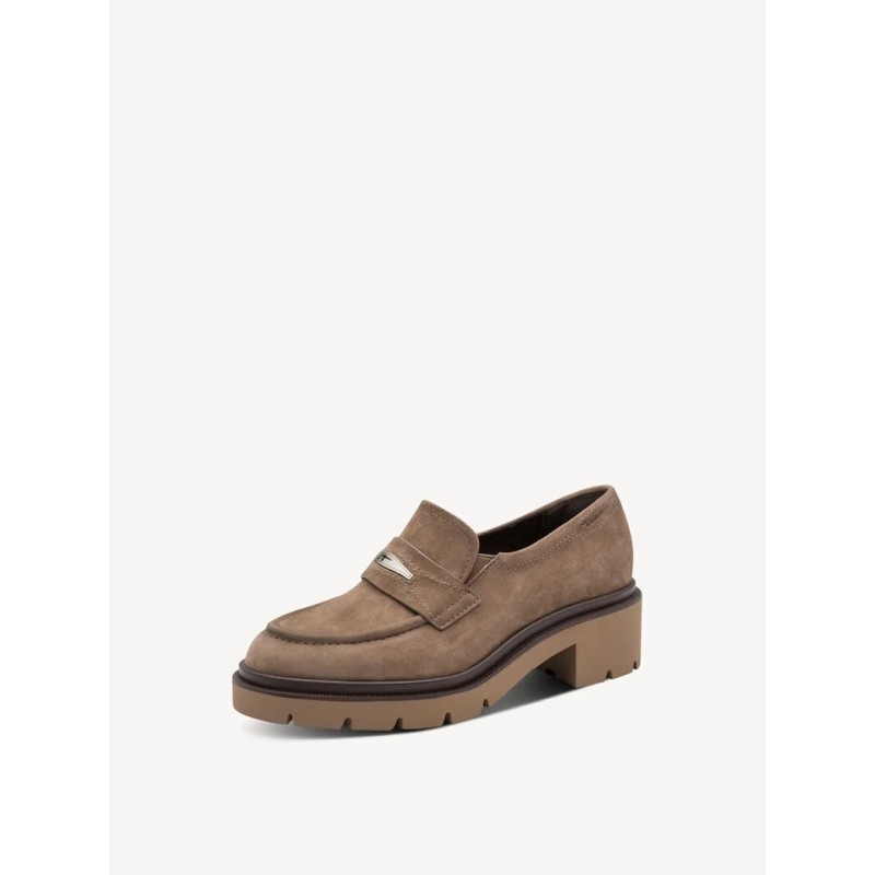 TAMARIS SUEDE LOAFER TAN 1-24721-47-435