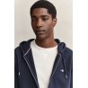 GANT SHIELD ZIP HOODIE SWEATSHIRT EVENING BLUE 2007059-433