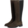TOMMY HILFIGER ENAMEL FLAG SUEDE HIGH CHELSEA BOOT BROWN FW0FW09574-GUG