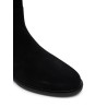 TOMMY HILFIGER ENAMEL FLAG SUEDE HIGH CHELSEA BOOT BLACK FW0FW09574-BDS