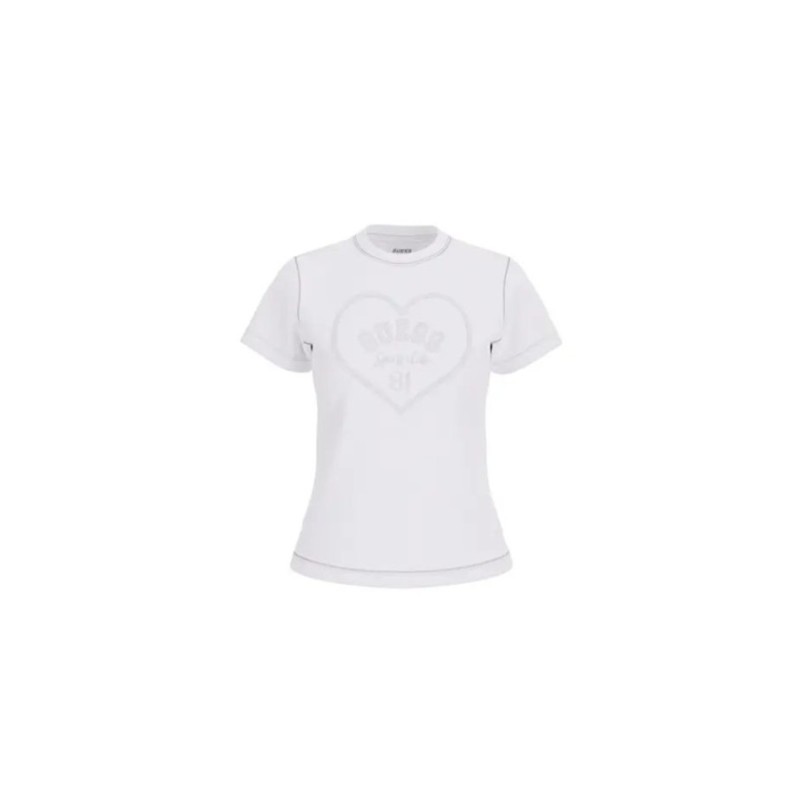 GUESS LISON SS CN TSHIRT WHITE V6GI09K2976-G011