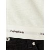 CALVIN KLEIN LS TERRY LOGO WAIST CROPPED FZ VANILLA HEATHER LV047G252G-P4P