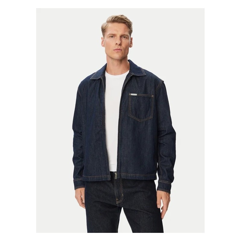 GUESS GJ BOXY ZIP JACKET DARK BLUE M6YN01D1316-GCS3