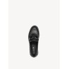TAMARIS LEATHER LOAFER BLACK 1-24740-47-001