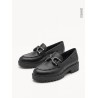 TAMARIS LEATHER LOAFER BLACK 1-24740-47-001